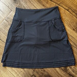 Peter Millar Navy Geometric Mini Skort